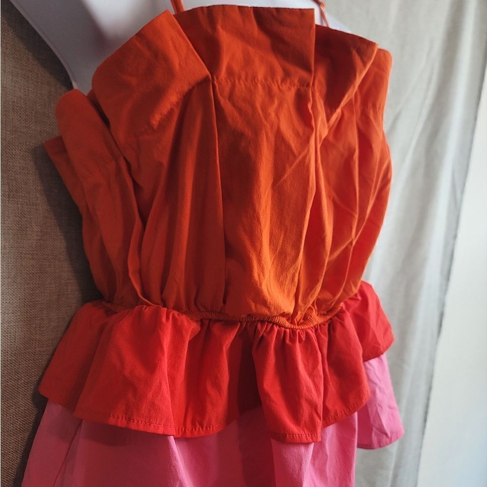 TCEC Pleated Colorblock Tank - Picture 2 of 9
